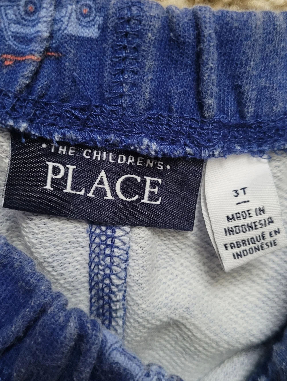 The Childrens Place 3T Retro Beach Bum Raw Hem Pull On Summer Shorts Blue Car